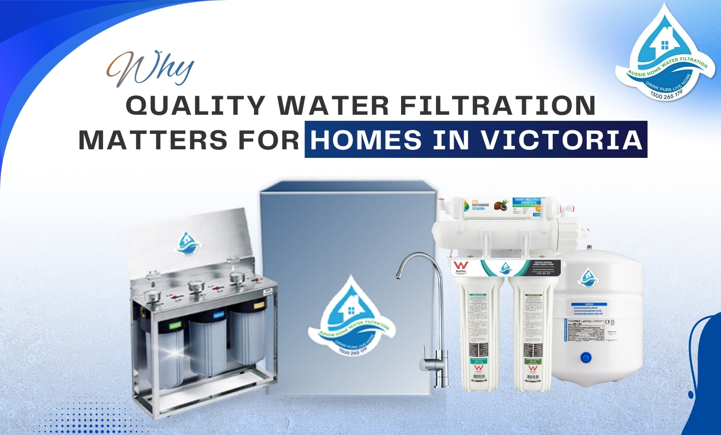 Water filter installation in Victoria